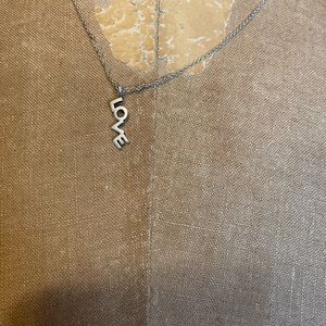 Sterling Silver Love Necklace
